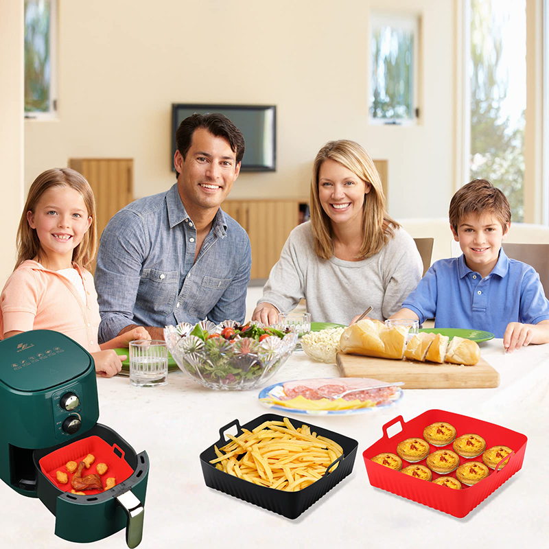 Quadratische große Silikon-Luf – Air Fryer Silicone Pot Liner Bewertung und Preis