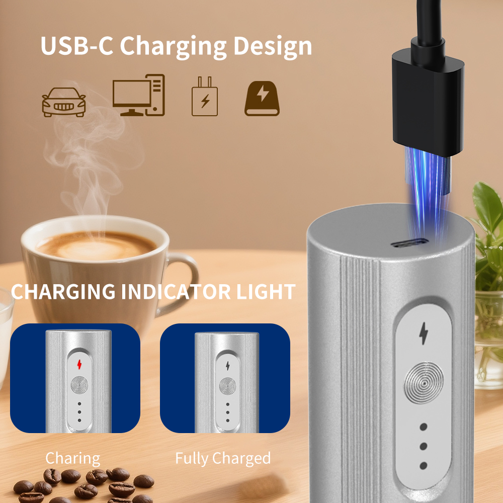 Cliton Versilberter USB-C Wied – Portable Blender Usb Rechargeable Bewertung und Preis