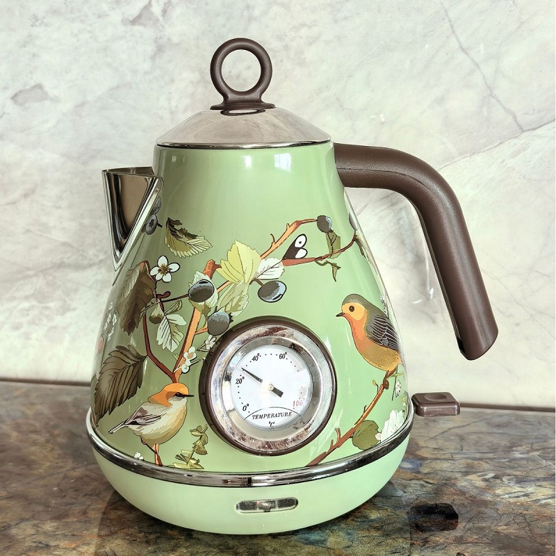 1,7L Retro Rosa Blumenmuster E – Electric Kettle Temperature Control Bewertung und Preis