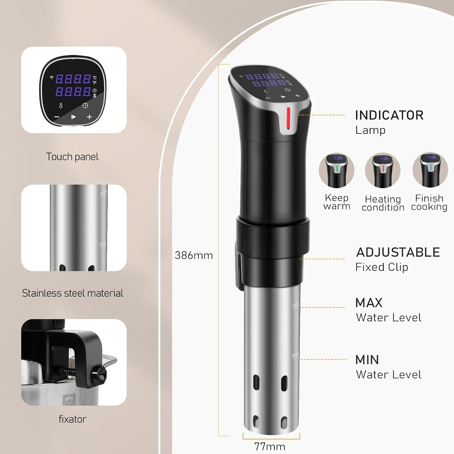 1100W App-gesteuerter Präzisio – Digital Sous Vide Precision Cooker Bewertung und Preis