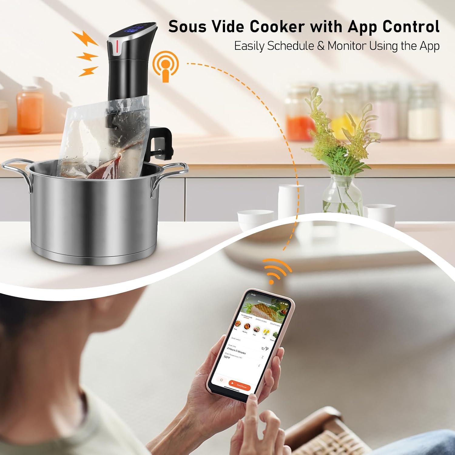 1100W App-gesteuerter Präzisio – Digital Sous Vide Precision Cooker Bewertung und Preis