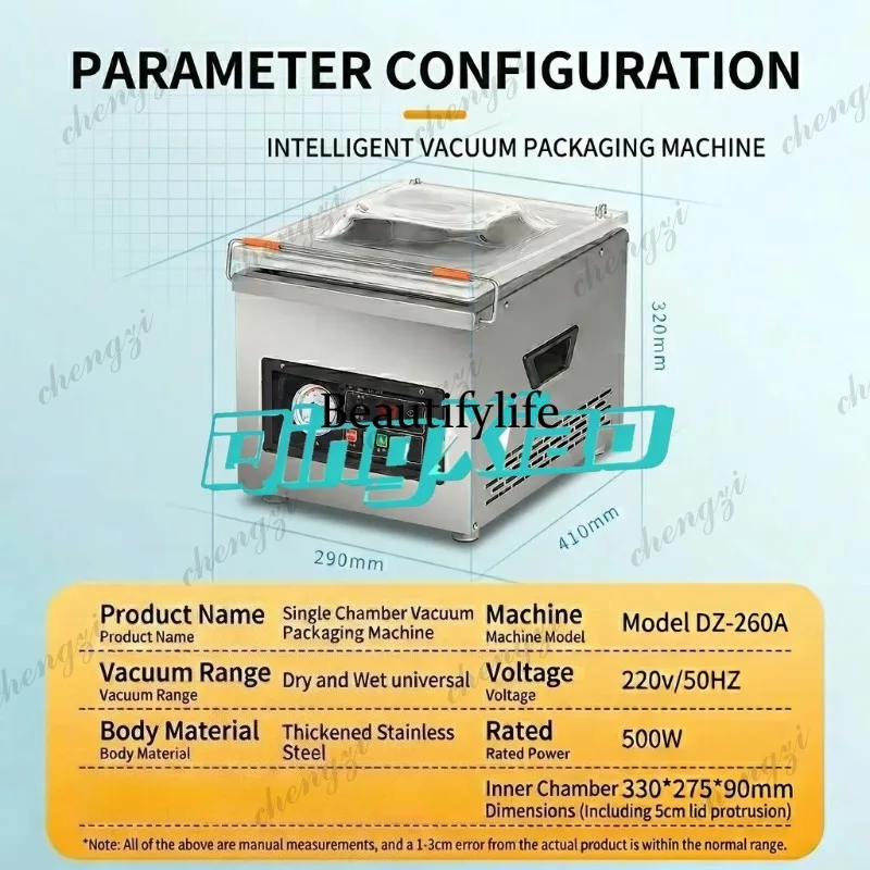 K182 Kommerzieller automatisch – Food Vacuum Sealer Machine Bewertung und Preis